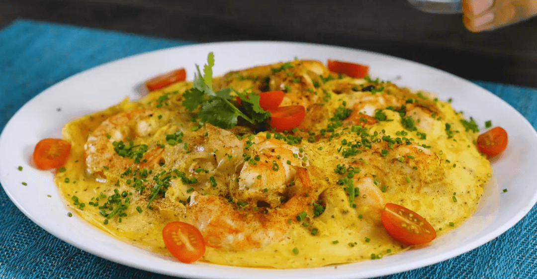 Frittata aux crevettes