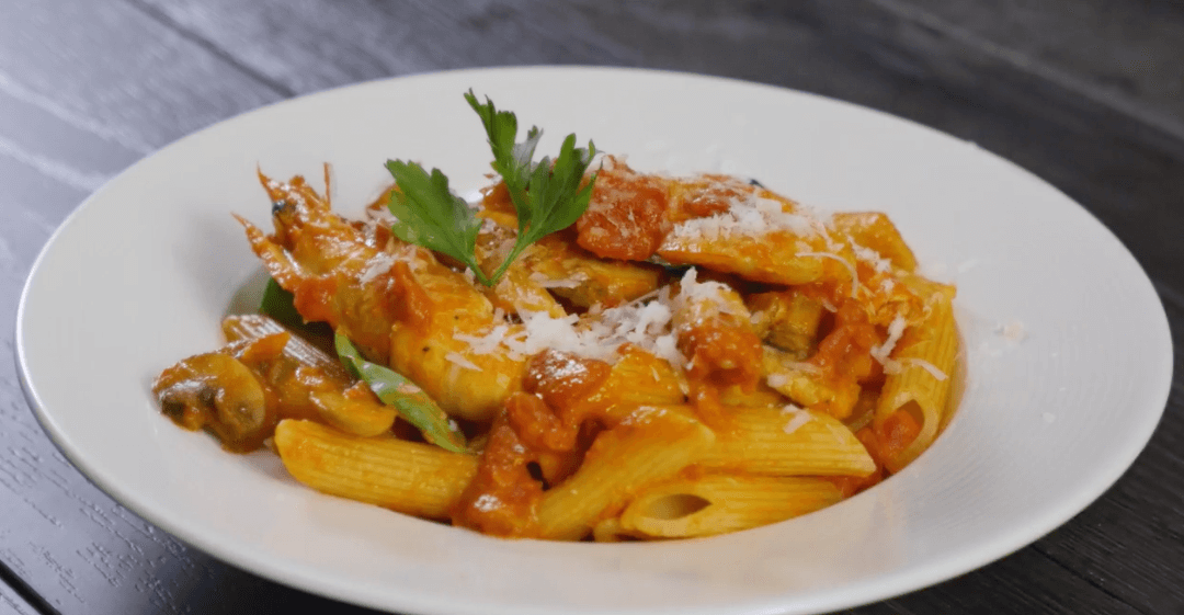 Shrimp Penne Rigati